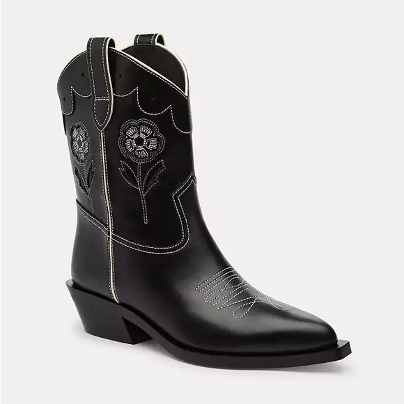 Coach Shoes - Brand new! COACH Aria cowboy boots ~ ($335 retail) size 9